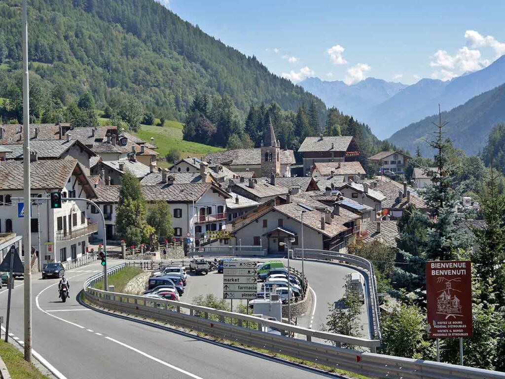 Luoghi da visitare a gennaio in camper: Étroubles (AO).