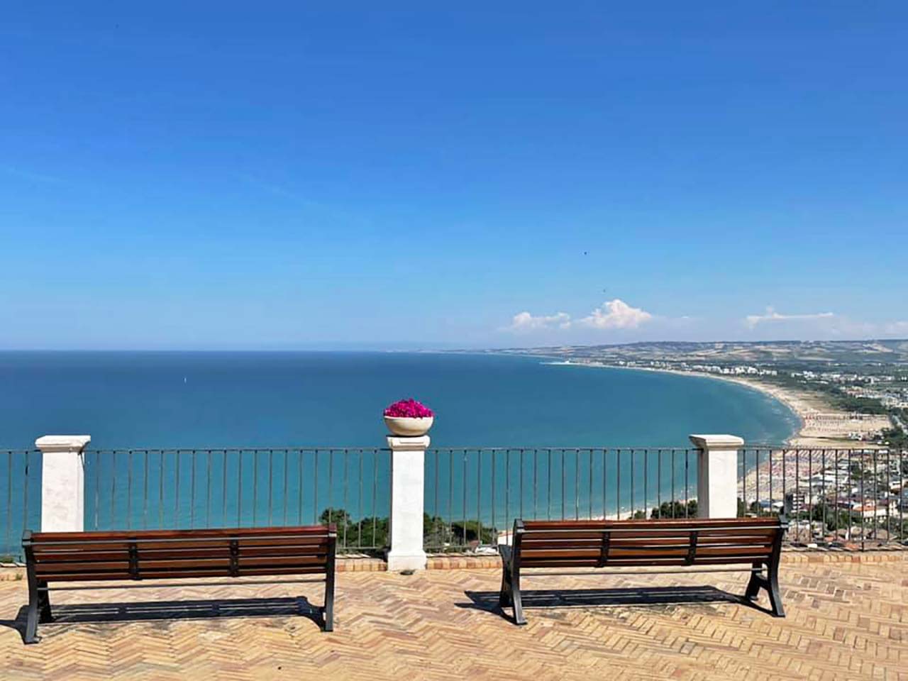 Il mare d'inverno a Vasto.