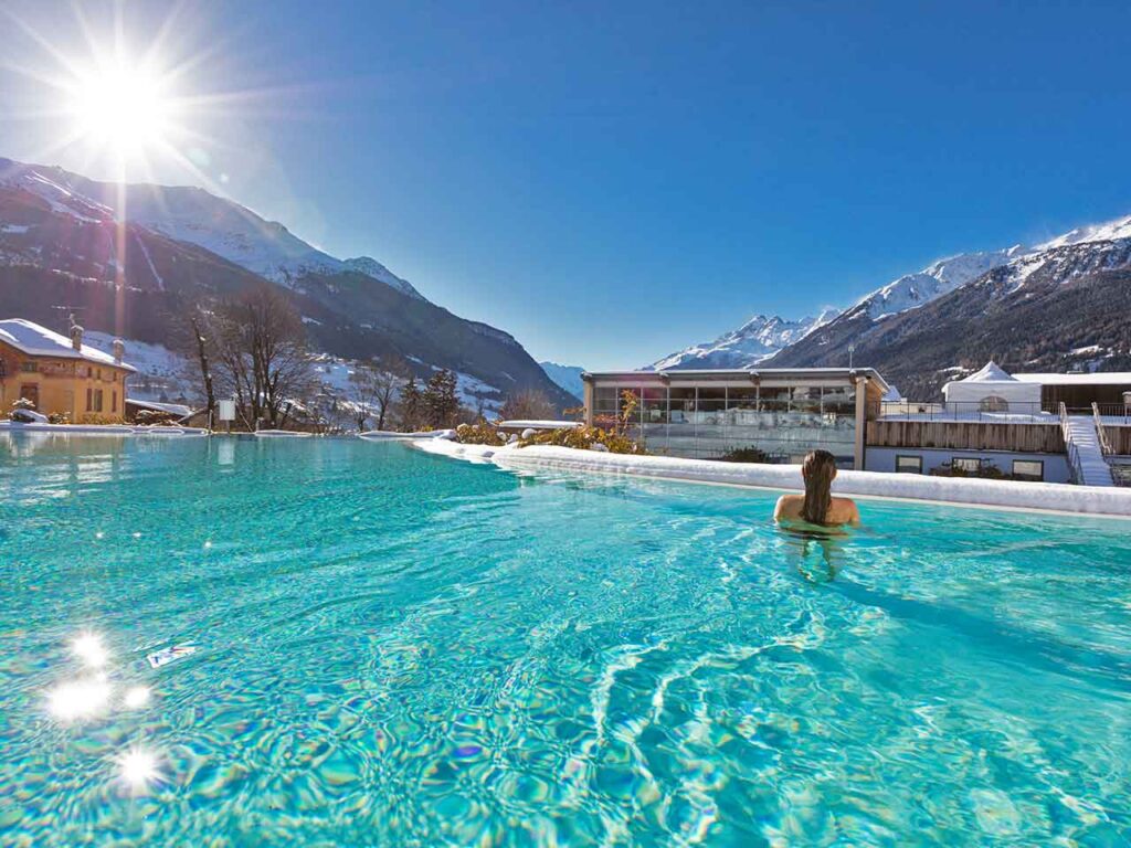 Sconti per terme, spa e centri benessere: Terme Dolomia a San Giovanni di Fassa (TN).