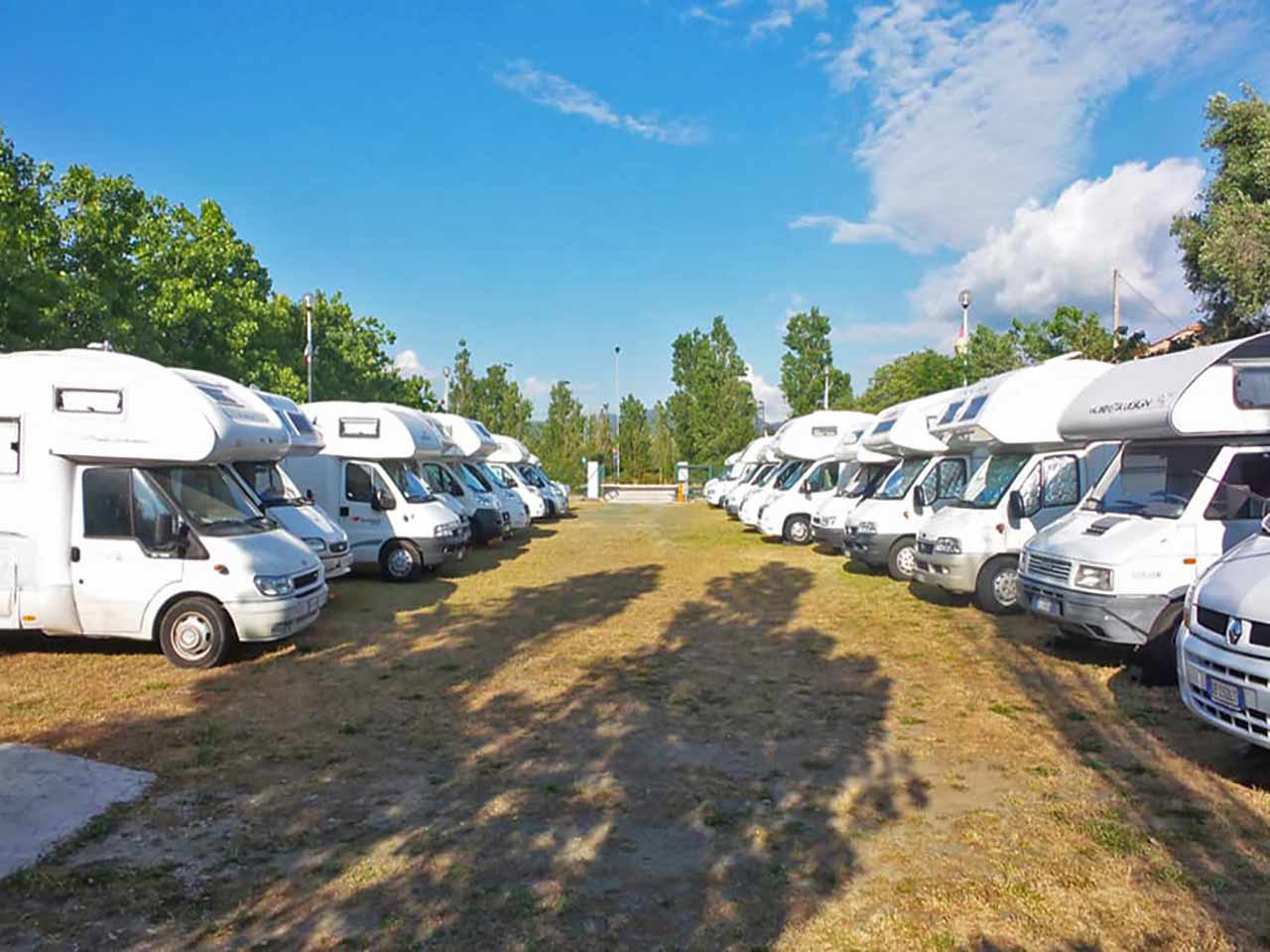 Aree sosta camper in Toscana: il Parco del Mulino a Livorno.