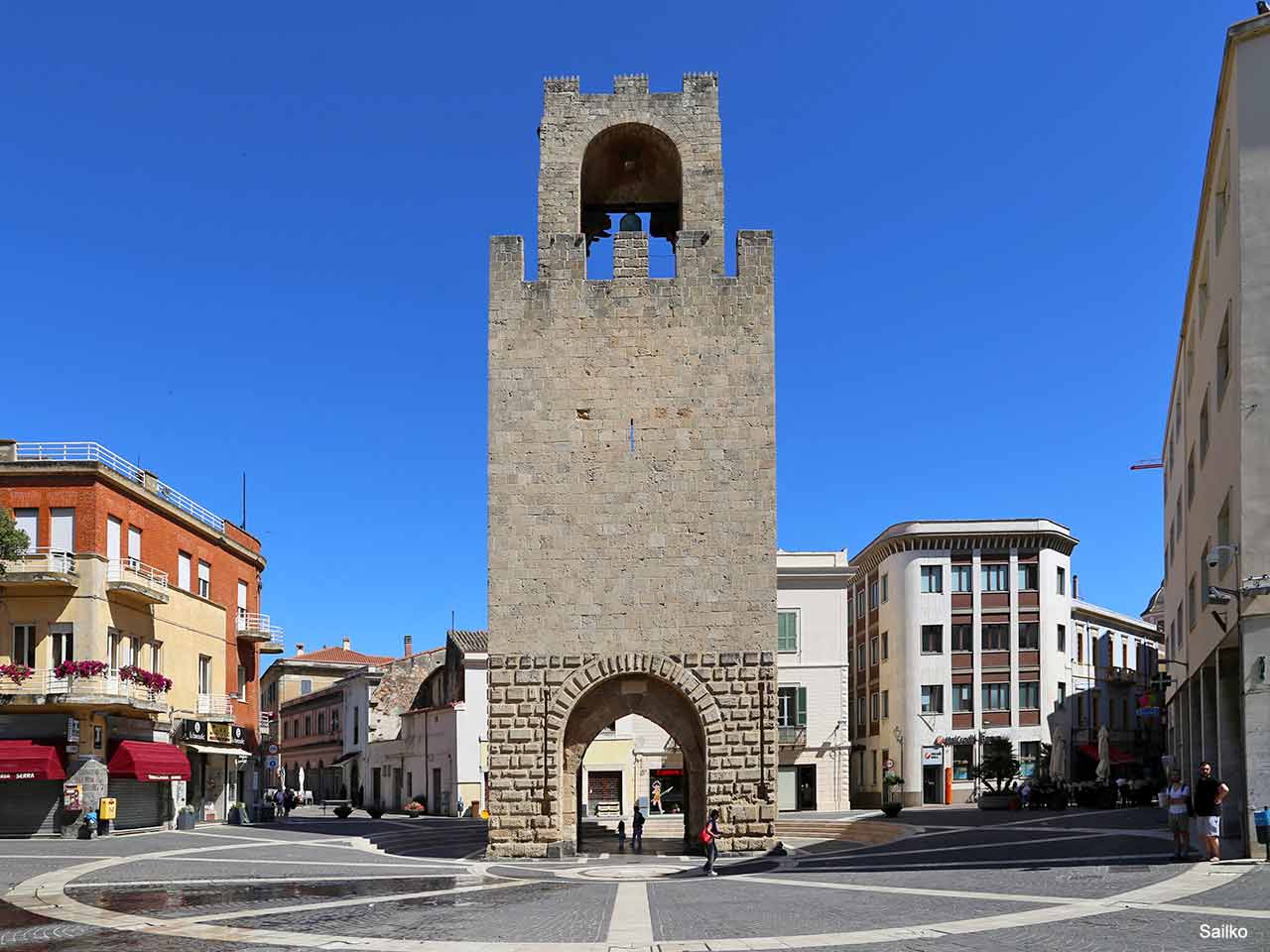 Sardegna in camper tra Oristano e il Sinis: la Torre di Mariano a Oristano