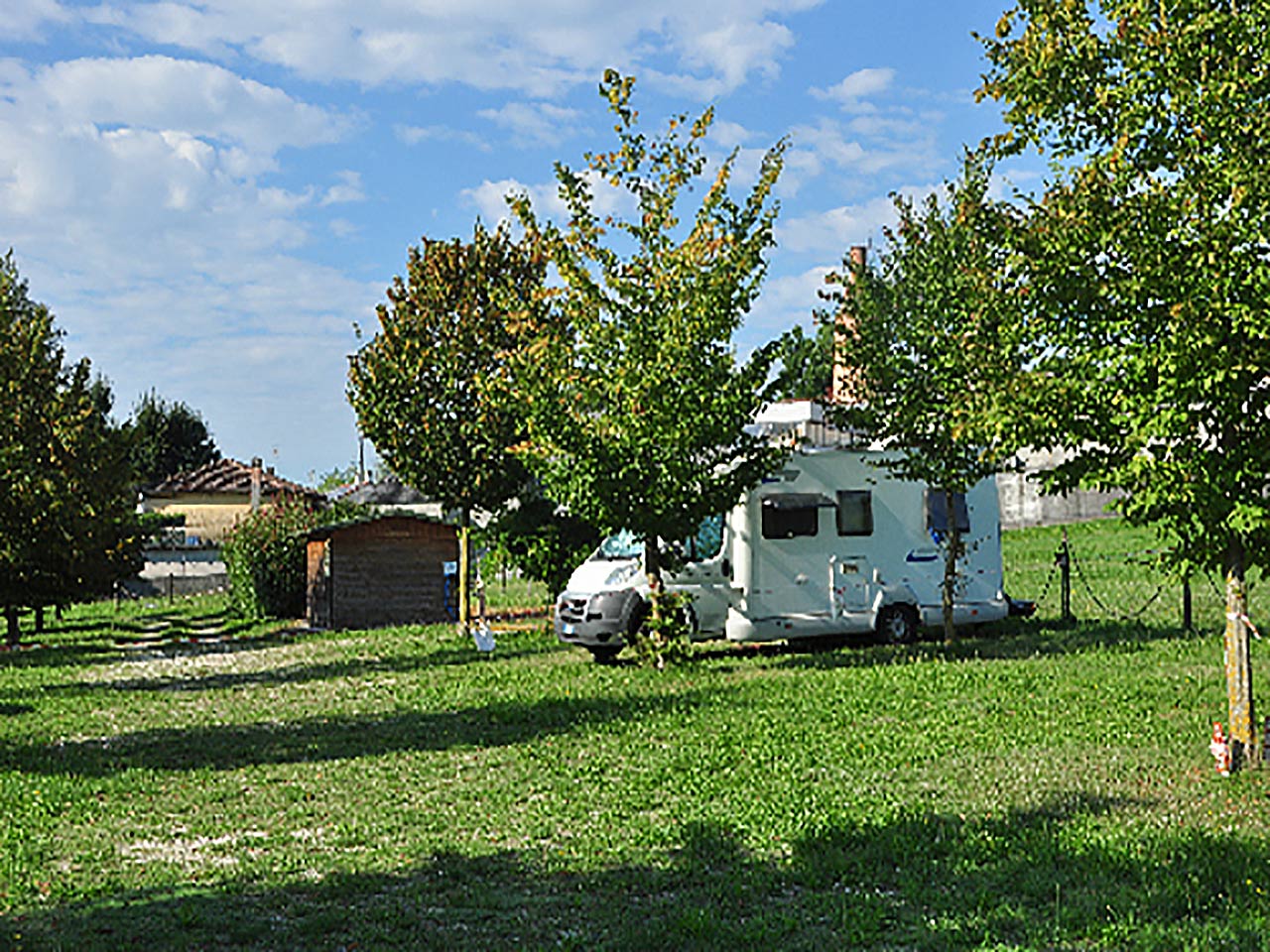L'area sosta camper Le Grave.