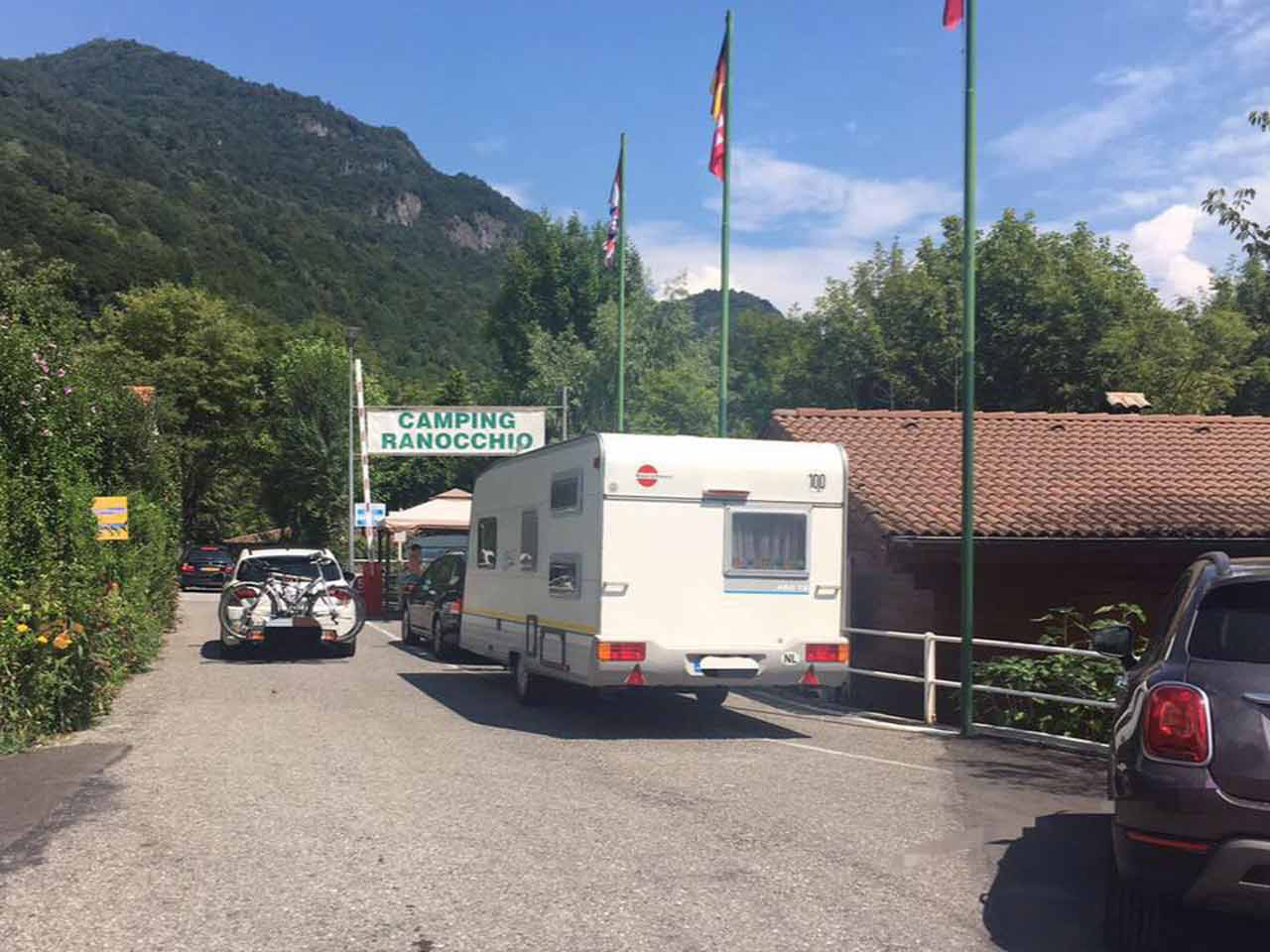 Sosta camper in Lombardia - Il Camping Ranocchio a Piano Porlezza (CO).