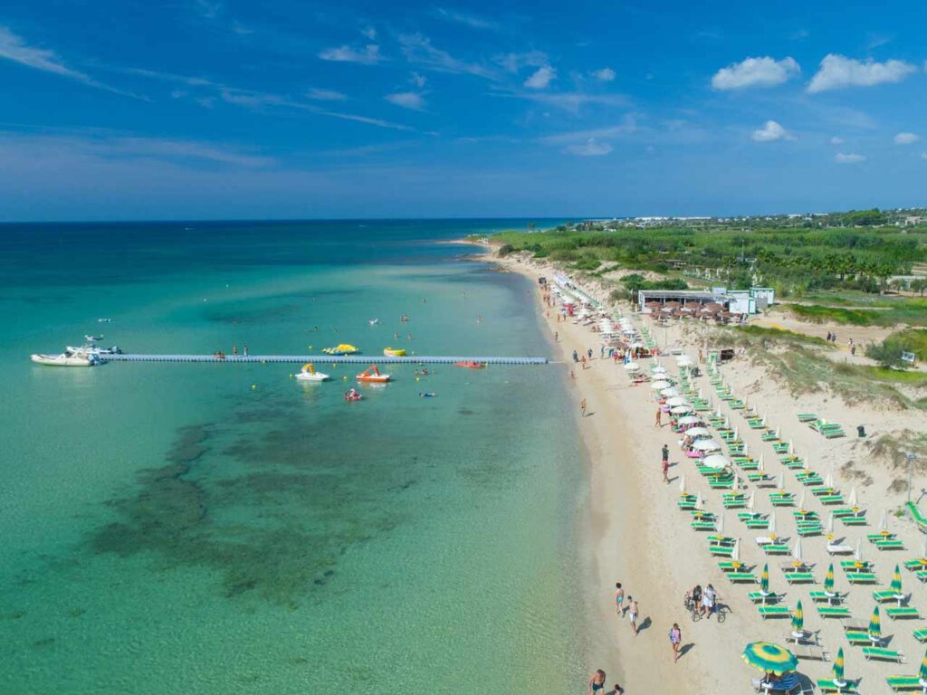 Migliori convenzioni in camper dell'anno 2024: lo stabilimento Maldive del Salento a Salve (LE).