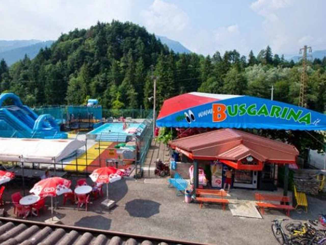 Sosta camper in Lombardia - LArea Attrezzata Busgarina a Clusone (BG).