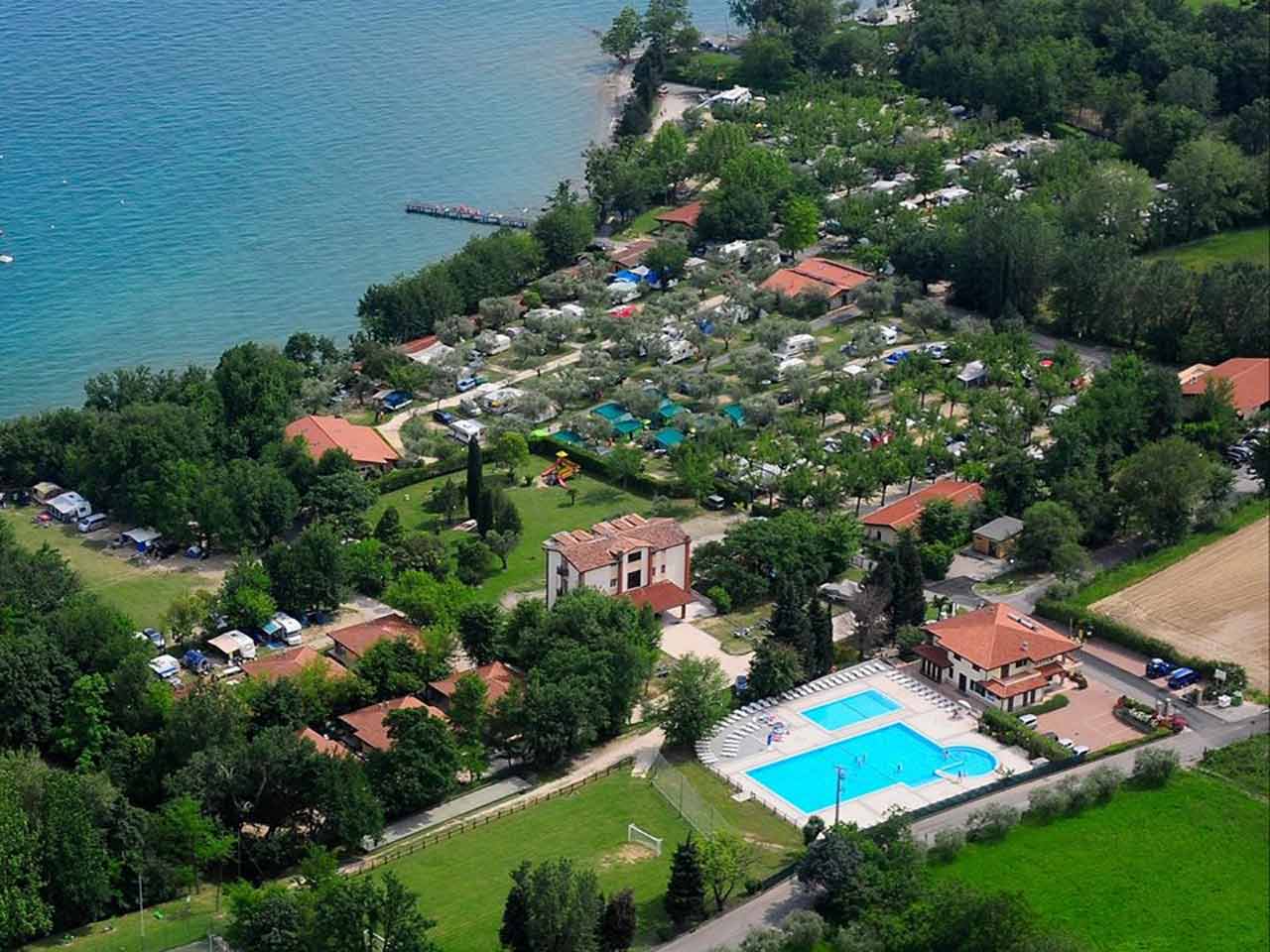 Il Camping Zocco a Manerba del Garda (BS).