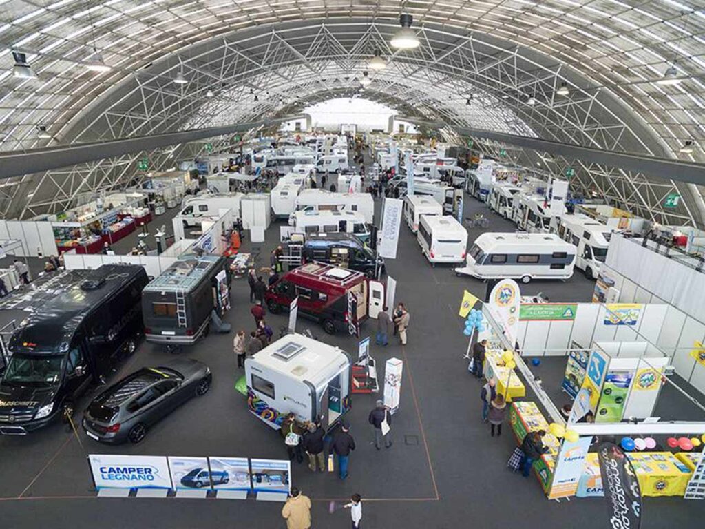 Eventi di febbraio per i camperisti: fiera Italia Vacanze a Novegro (MI).
