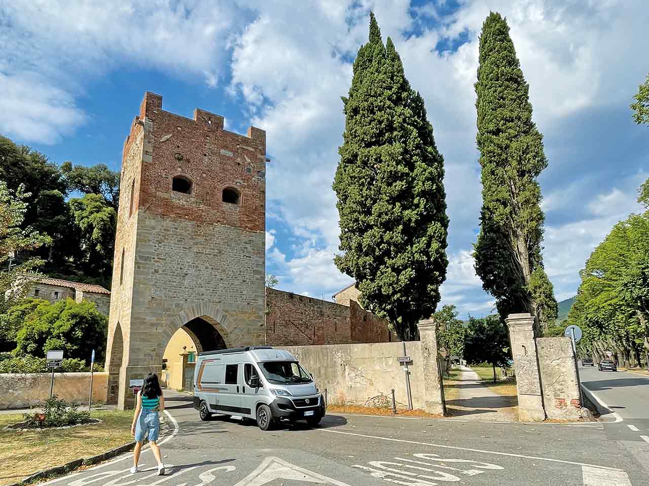 Toscana in camper: Pisa e dintorni - Torre delle Quattro Porte o Torre Reale a Vicopisano