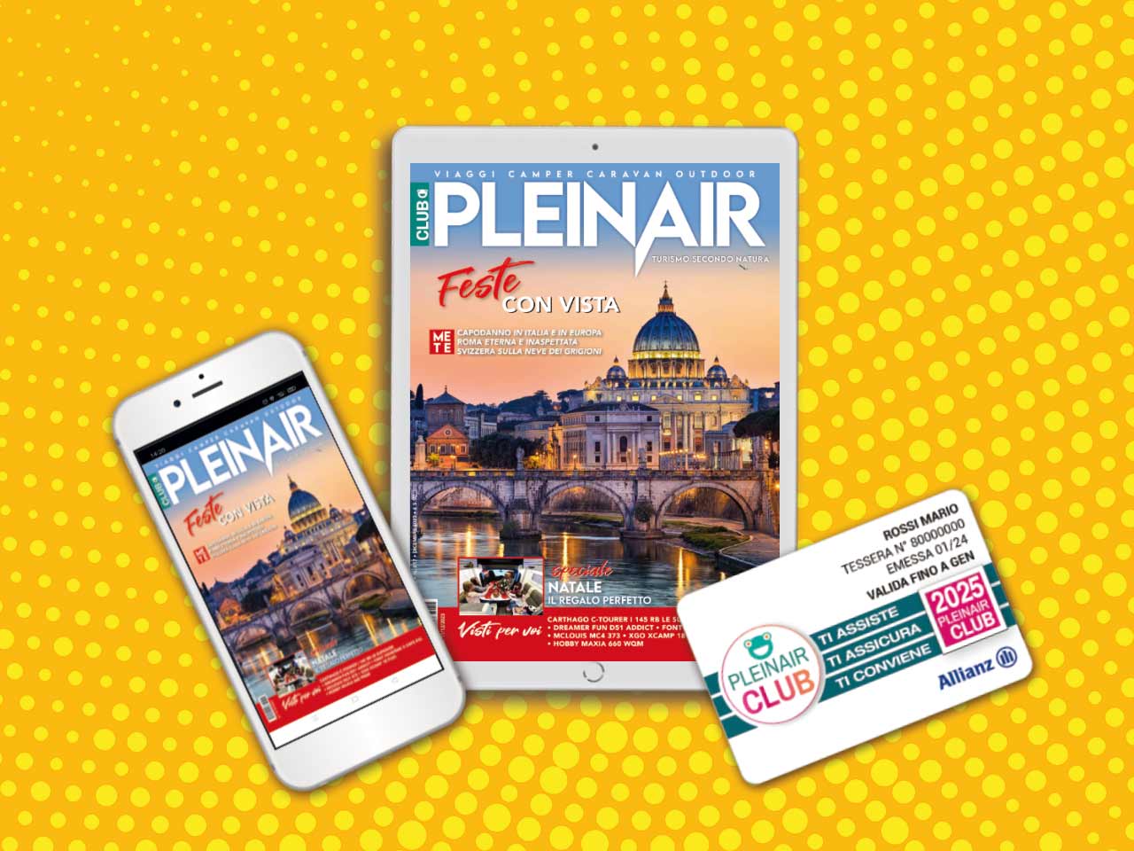 La tessera del Club è ancora più completa: un mondo di informazioni con la rivista digitale inclusa