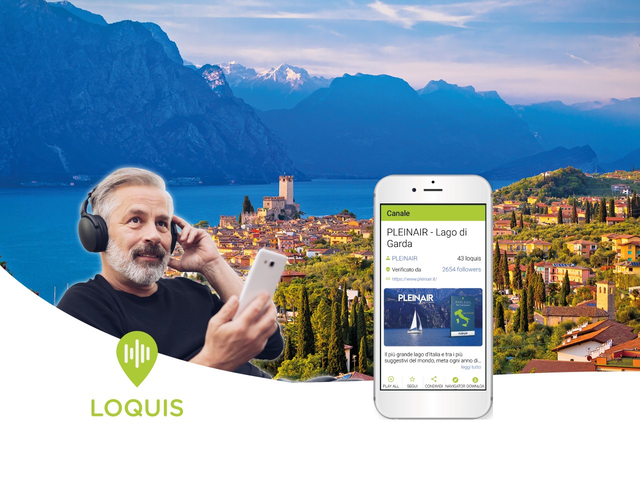 Le Guide Audio per Camperisti: i podcast gratuiti di PLEINAIR sulla app Loquis