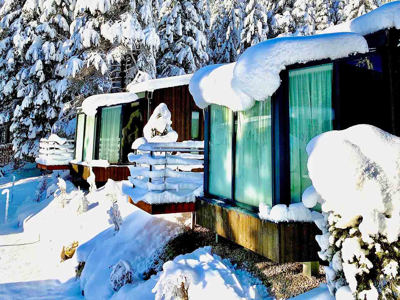 Il Camping Toblacher See a Dobbiaco (BZ) - Il glamping sulla neve: ecco dove farlo.