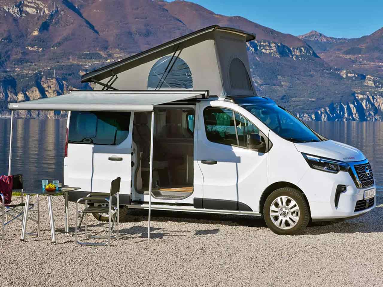 Il van Nissan Primastar Tekna diventa Seaside, camper allestito da Dethleffs