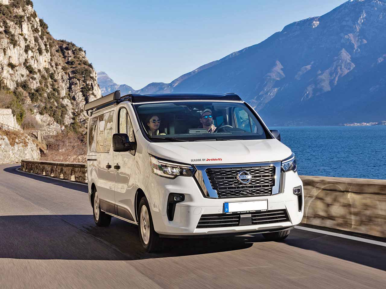 Il van Nissan Primastar Tekna diventa Seaside, camper allestito da Dethleffs