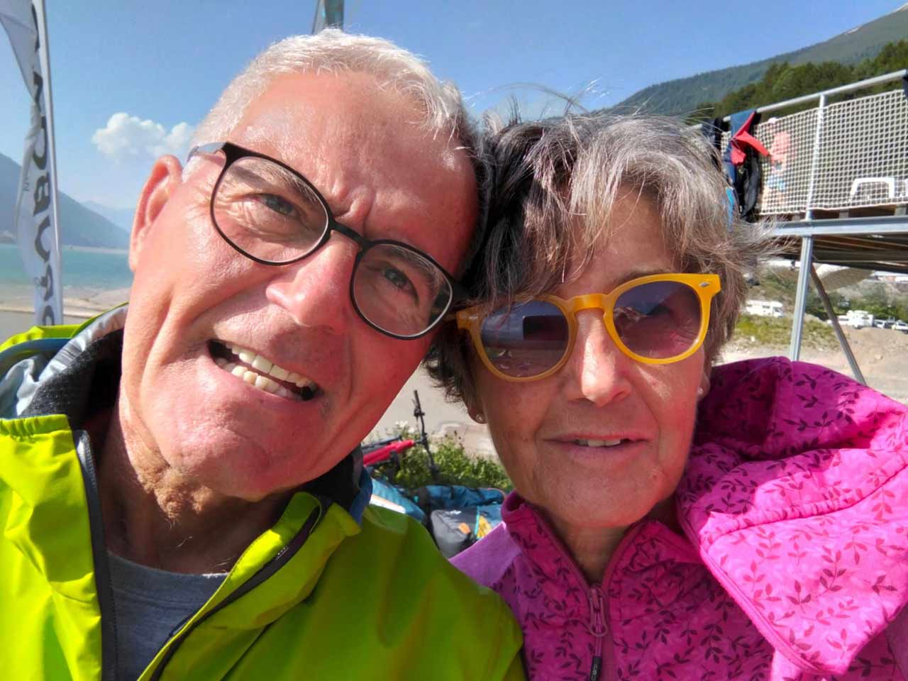 Giulio Vaccaro e Patrizia - protagonisti della trasmissione Camper su Rai1