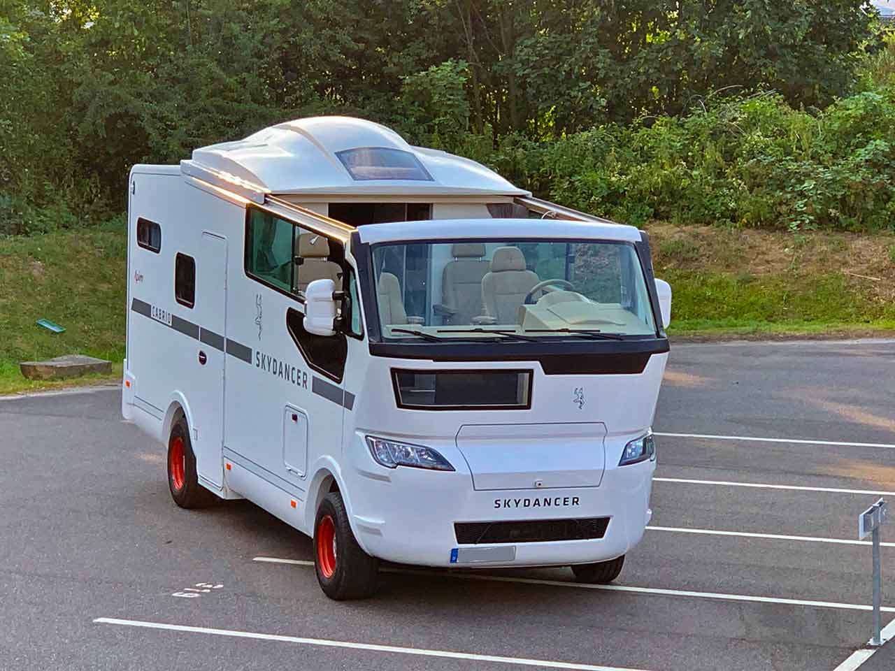 Skydancer Apero, il camper cabriolet.