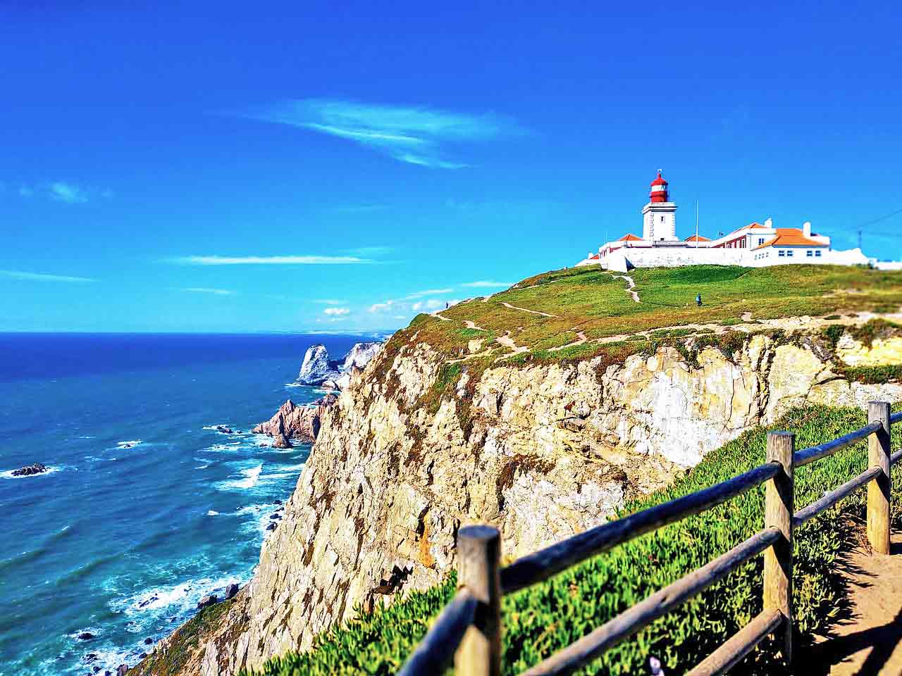 Cabo da Roca, punto più occidentale del continente europeo.