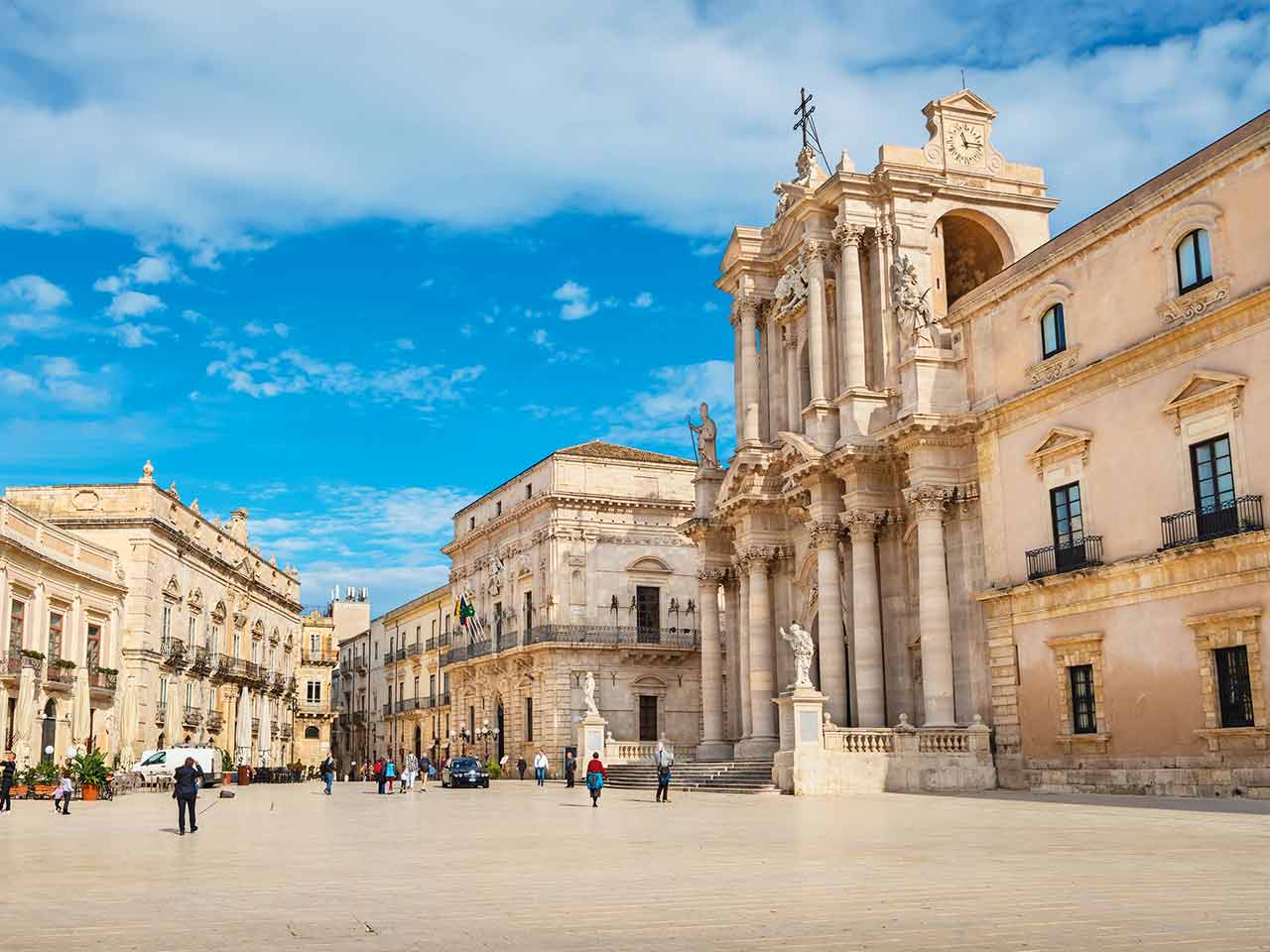 Piazza Duomo a Siracusa - Weekend in Sicilia a Siracusa e dintorni.