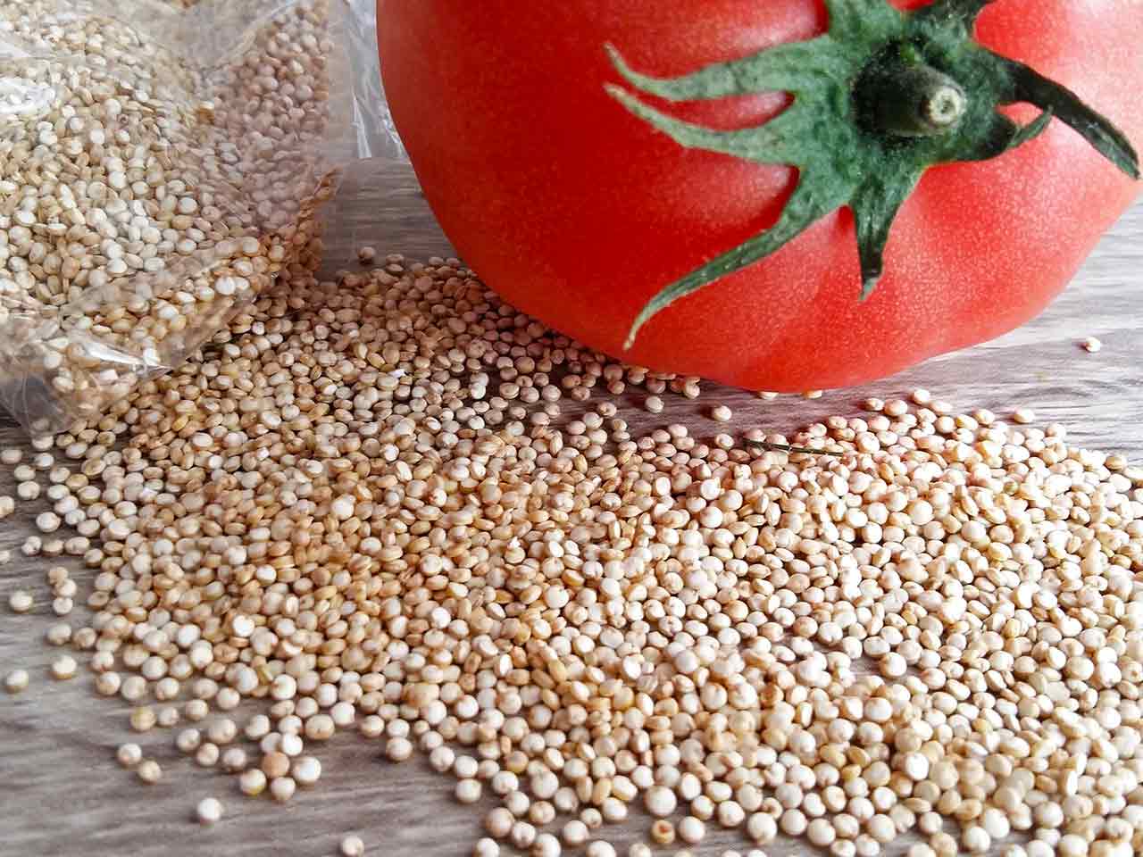 La quinoa, un cereale dalle tante proprietà.