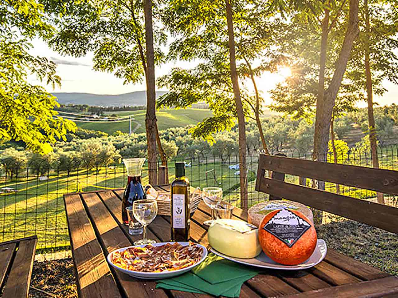 Gli agriturismi lungo la Via Francigena: lAgriturismo Il Sambuco a Monteriggioni.