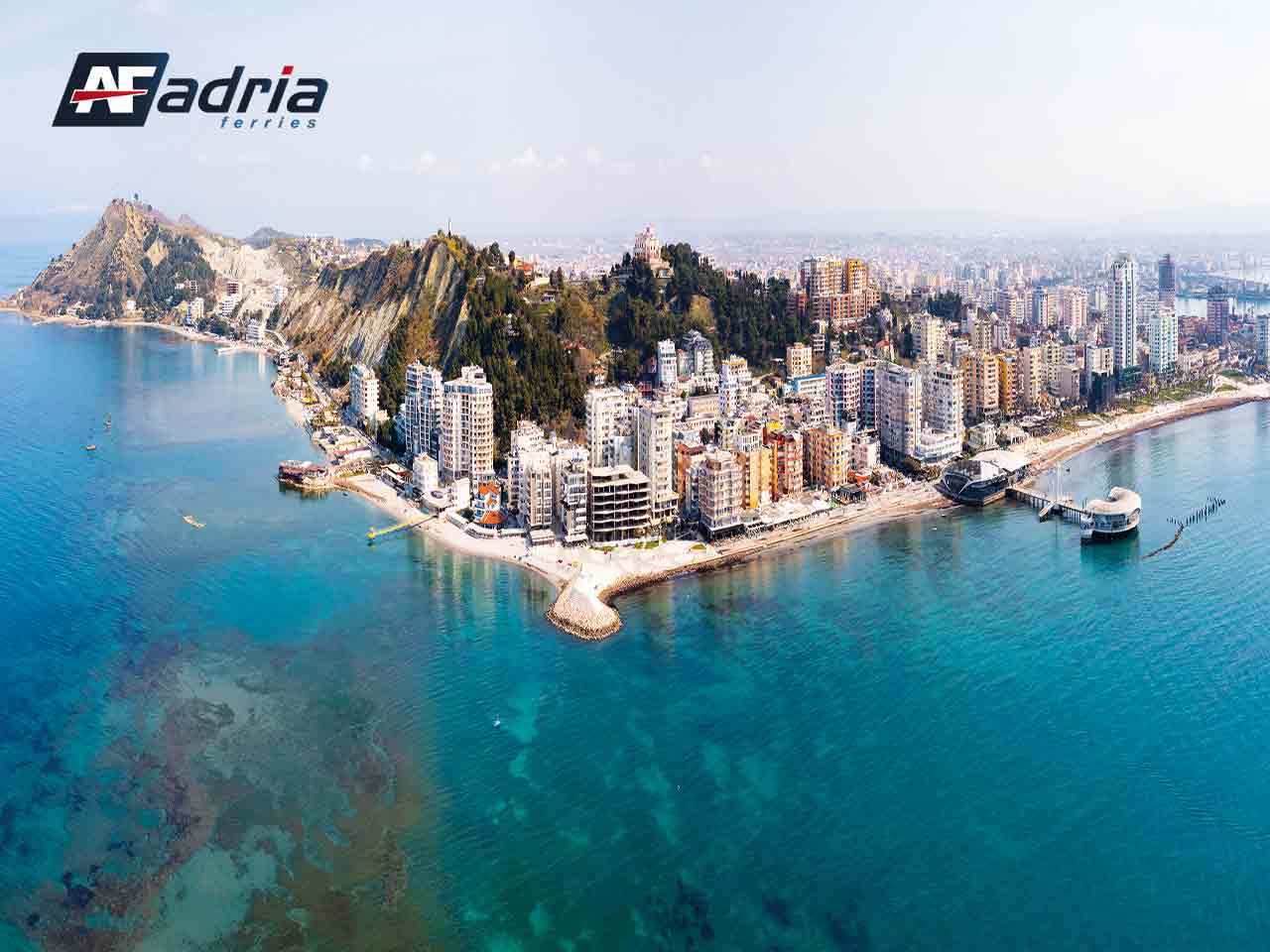 Il porto di Durazzo, in Albania - Promozione Traghetti PLEINAIRCLUB, sconti speciali per lAlbania.