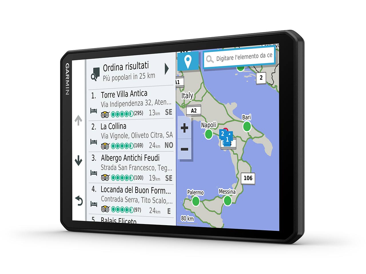 Le recensioni di TripAdvisor sul navigatore Garmin Camper 1095