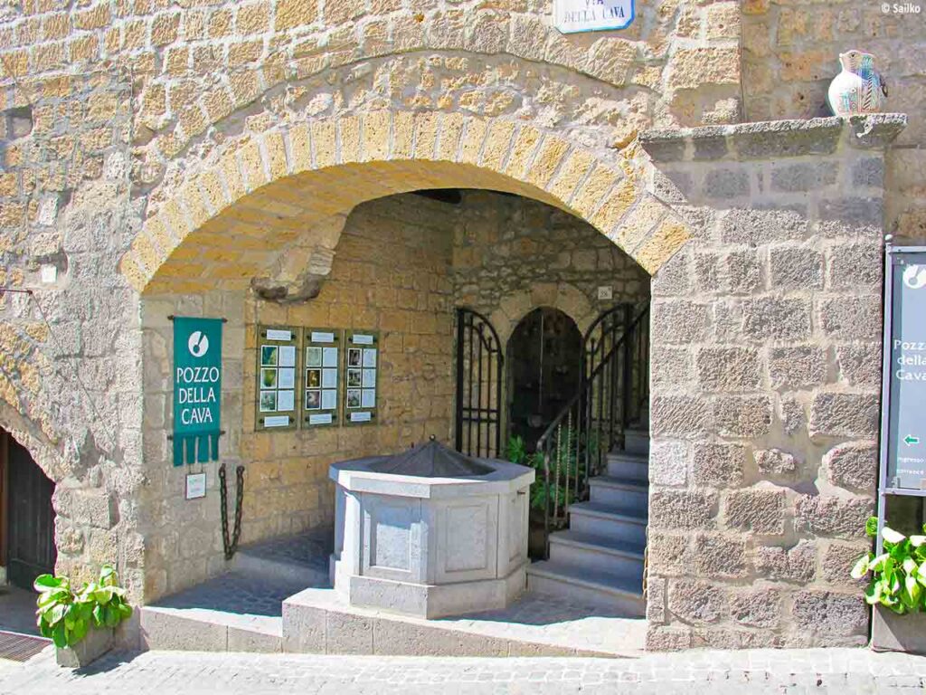 City break in Umbria col camper: il Pozzo della Cava a Orvieto.