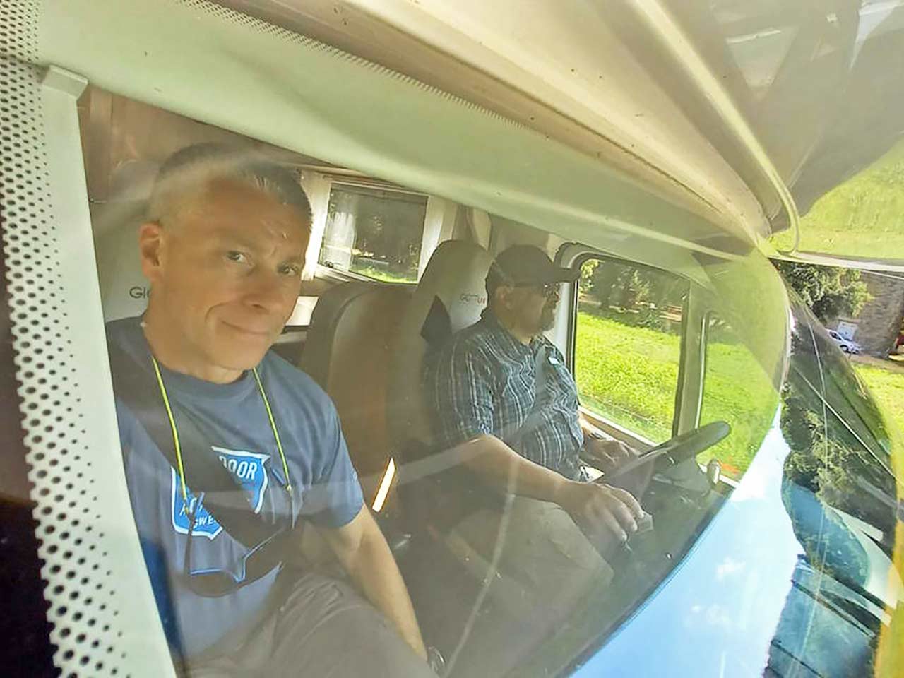 Marco e Giovanni su Rai1 per Camper in Viaggio: i due protagonisti alla guida di un camper