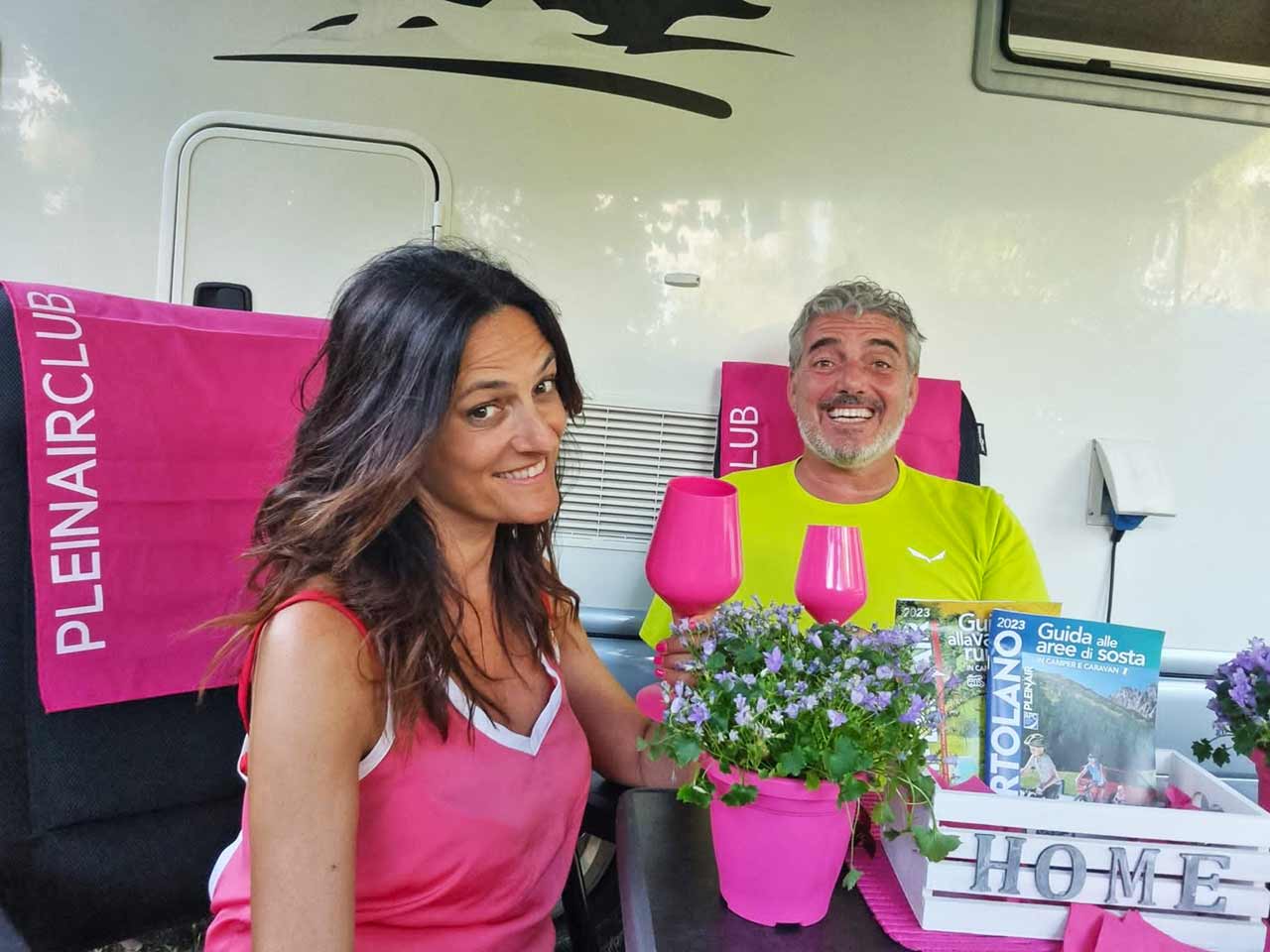 Rosanna e Luca su Rai1 per Camper in Viaggio