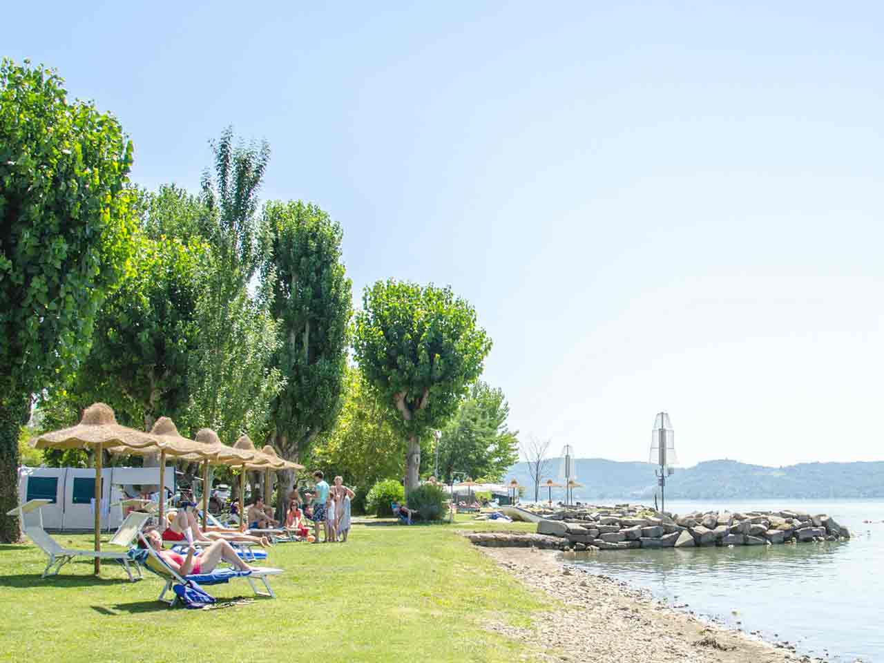 Campeggi in Umbria da non perdere: il Camping La Spiaggia a Passignano sul Trasimeno