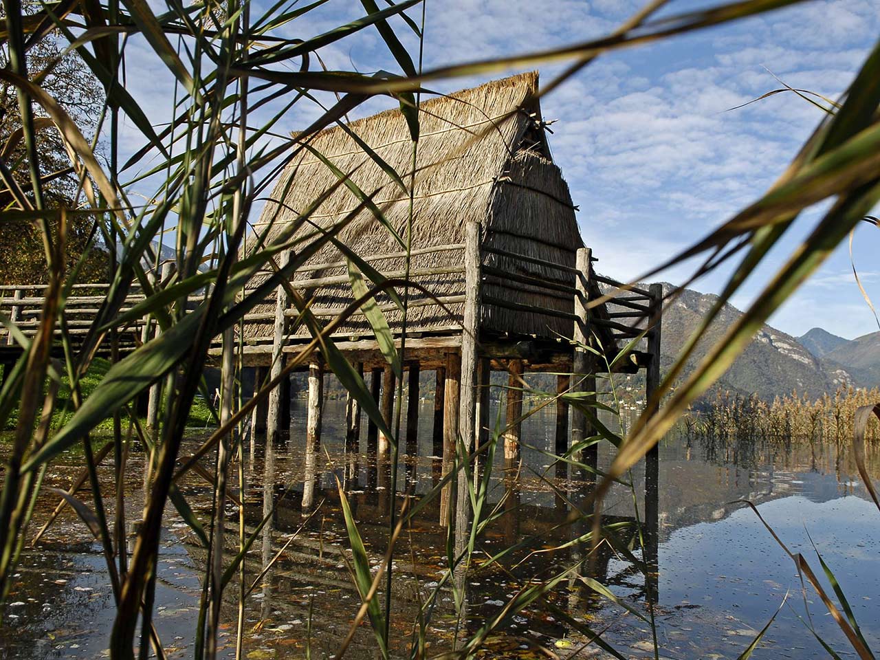 Gli sconti nei laboratori per bambini: uno scorcio del Museo delle Palafitte del Lago di Ledro.