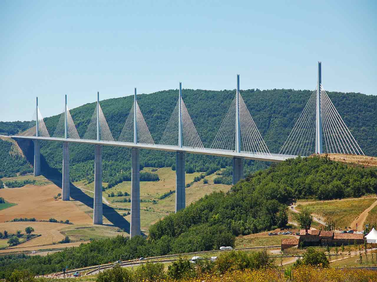 Viadotto di Millau, Francia - Ponti per ammirare il panorama in camper