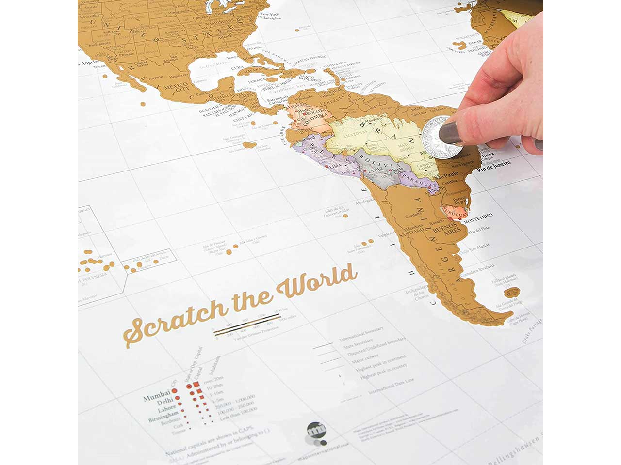 Scratch Map - 5 regali per la casa del viaggiatore