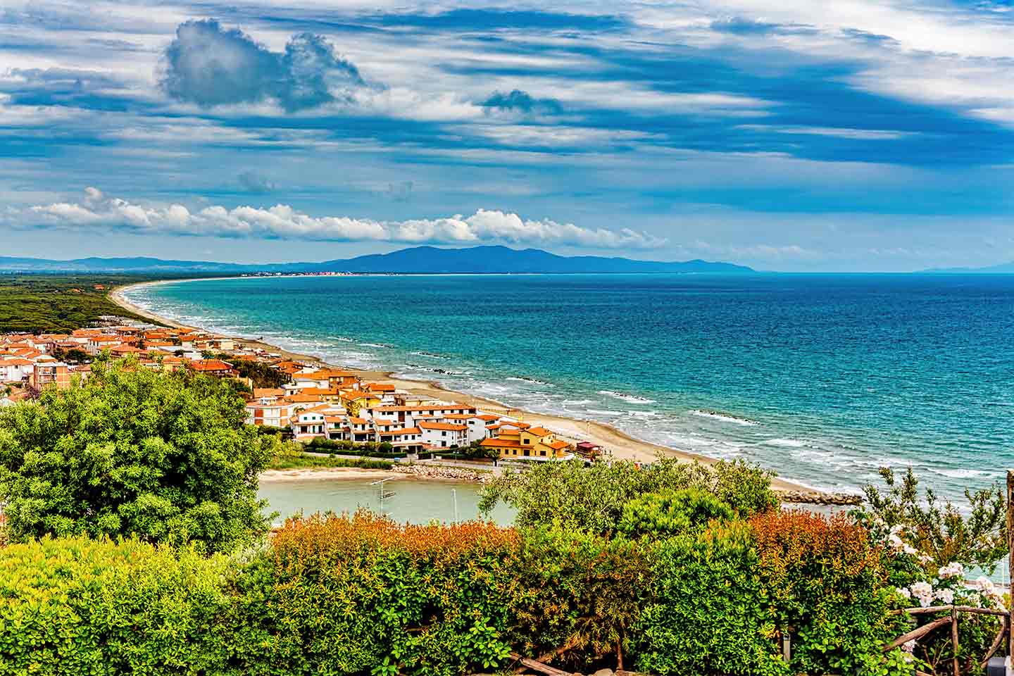 Toscana in camper sul mare della Maremma Grossetana: la spiaggia di Castiglione della Pescaia