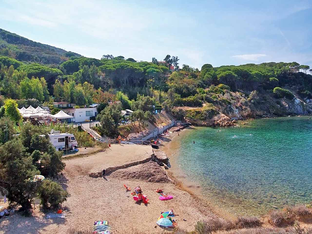 Top 10 campeggi al mare: l’Acquaviva Camping Village a Portoferraio (LI), sull’Isola d’Elba