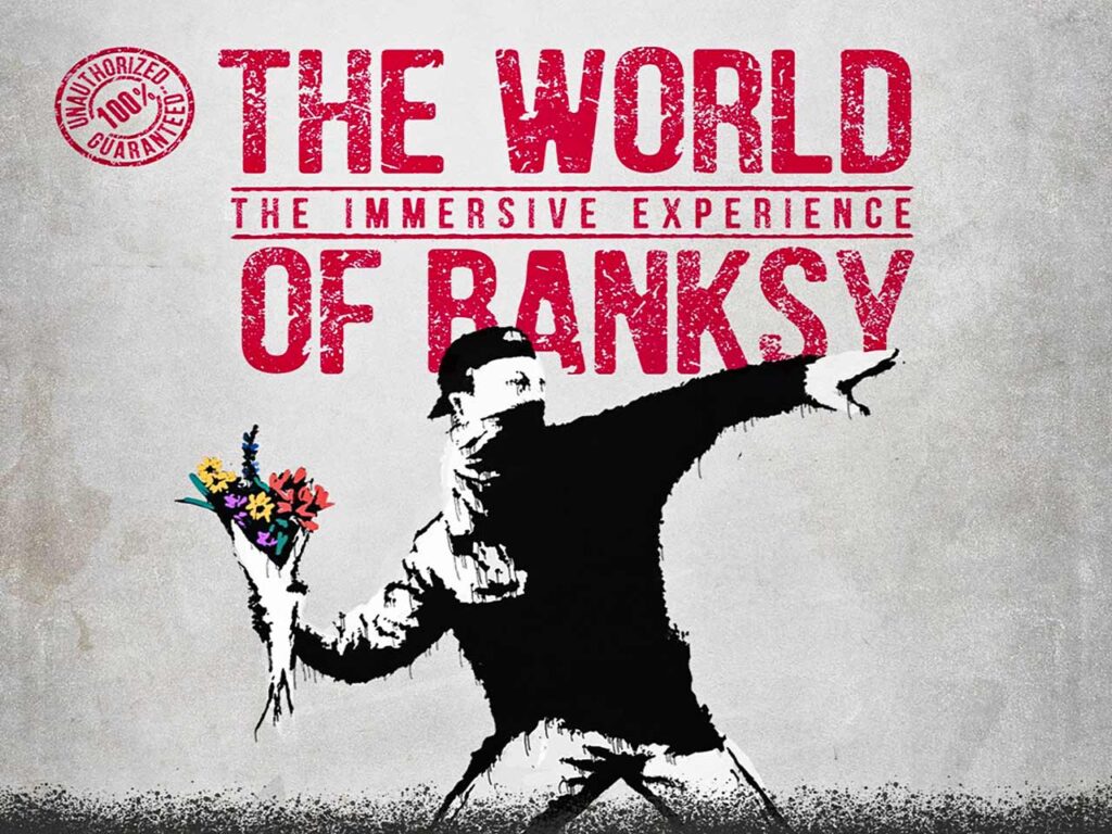 Gli eventi di febbraio per i camperisti: la mostra The World of Banksy a Napoli.