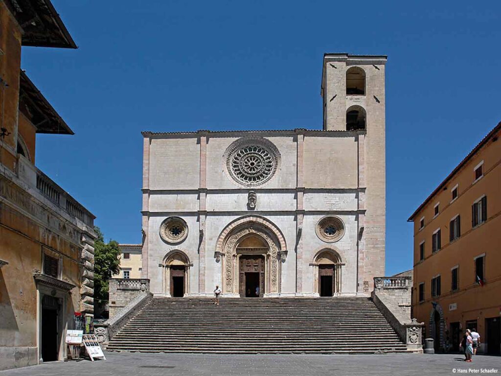 La concattedrale della Santissima Annunziata a Todi.