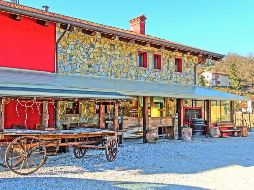 Gli sconti nelle cantine per il vino: l'agriturismo Terre Petrussa a Cividale del Friuli (UD)
