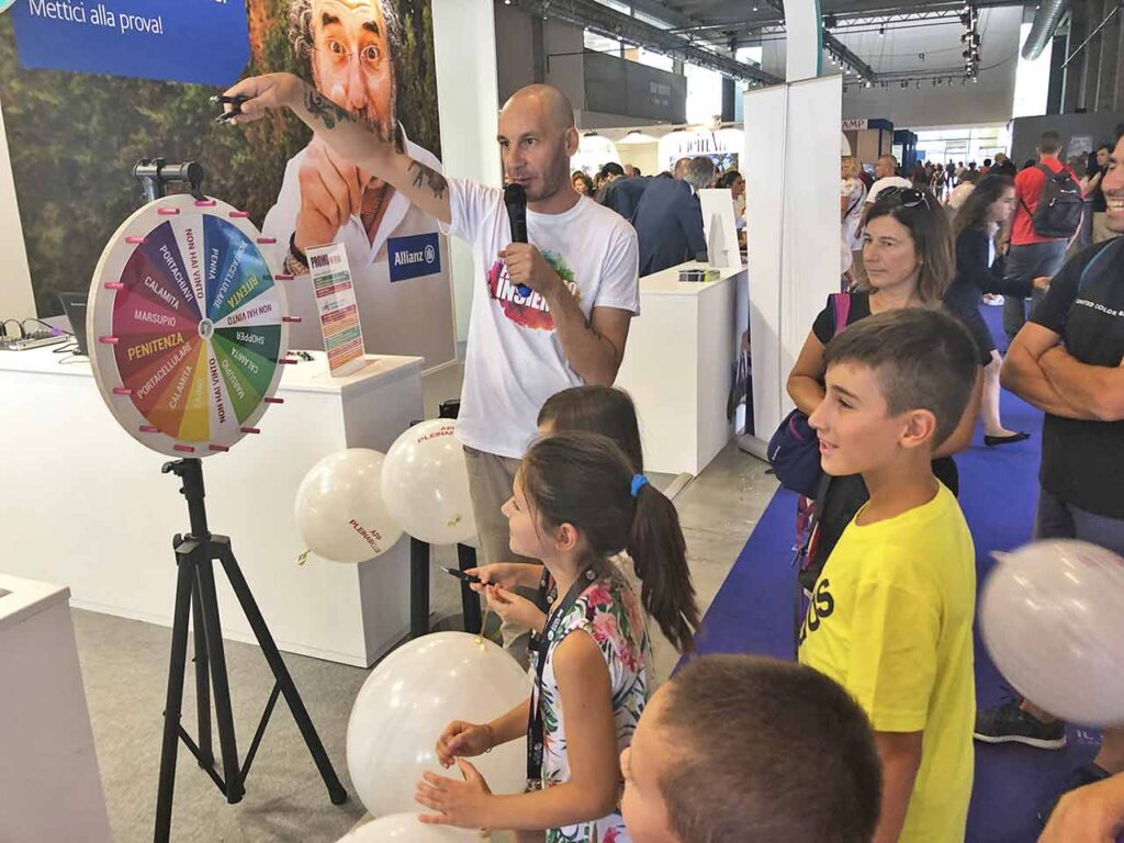 La Ruota della Fortuna, che sarà allo stand di PleinAir e del PLEINAIRCLUB alla fiera Fit Your Camper.