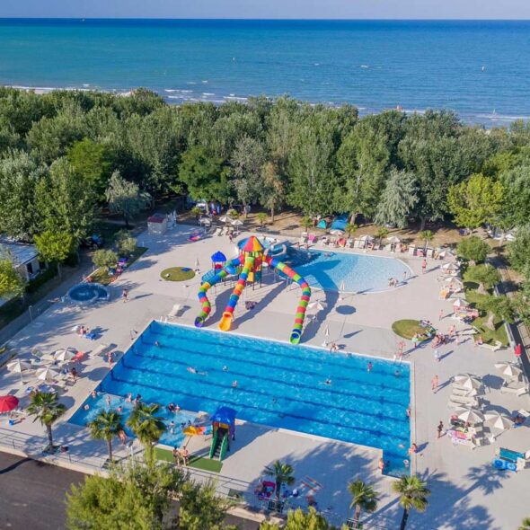 Stork family camping village