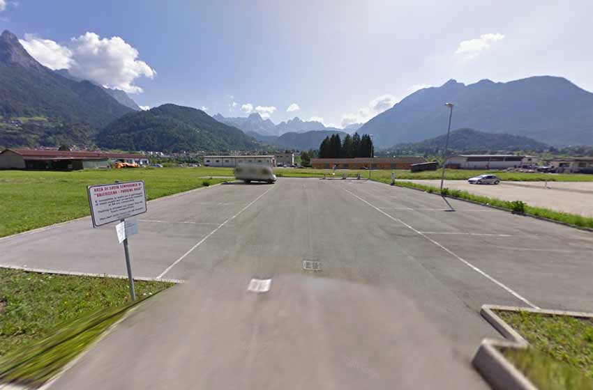 Area di sosta camper valcozzena