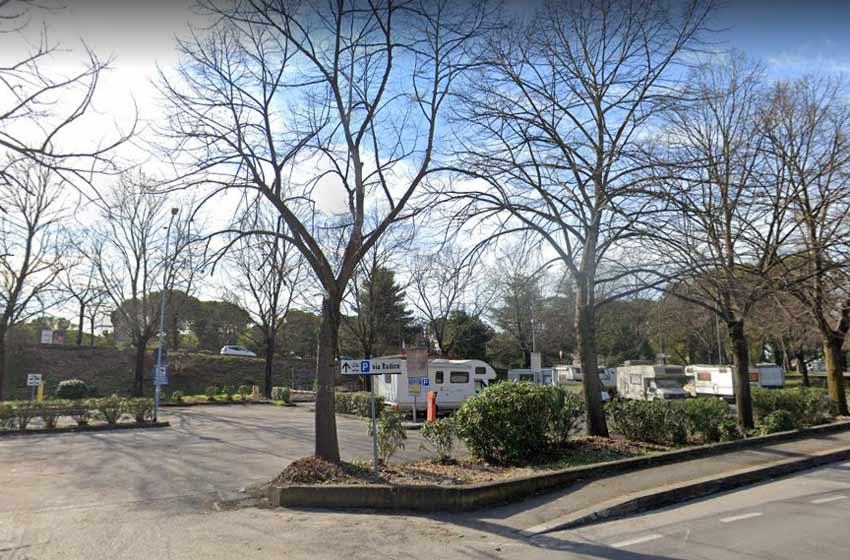 Area sosta camper terni