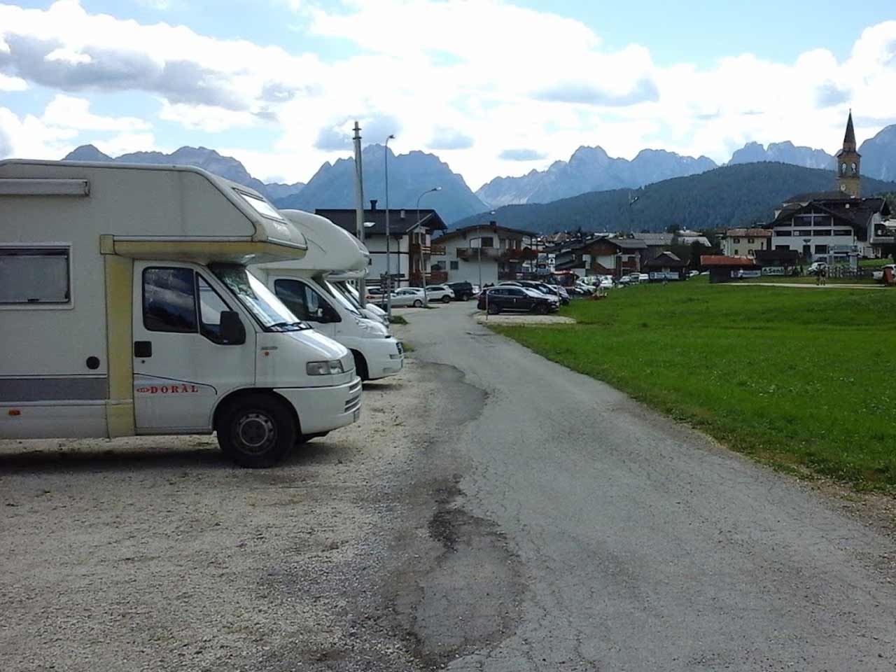 Area camper padola
