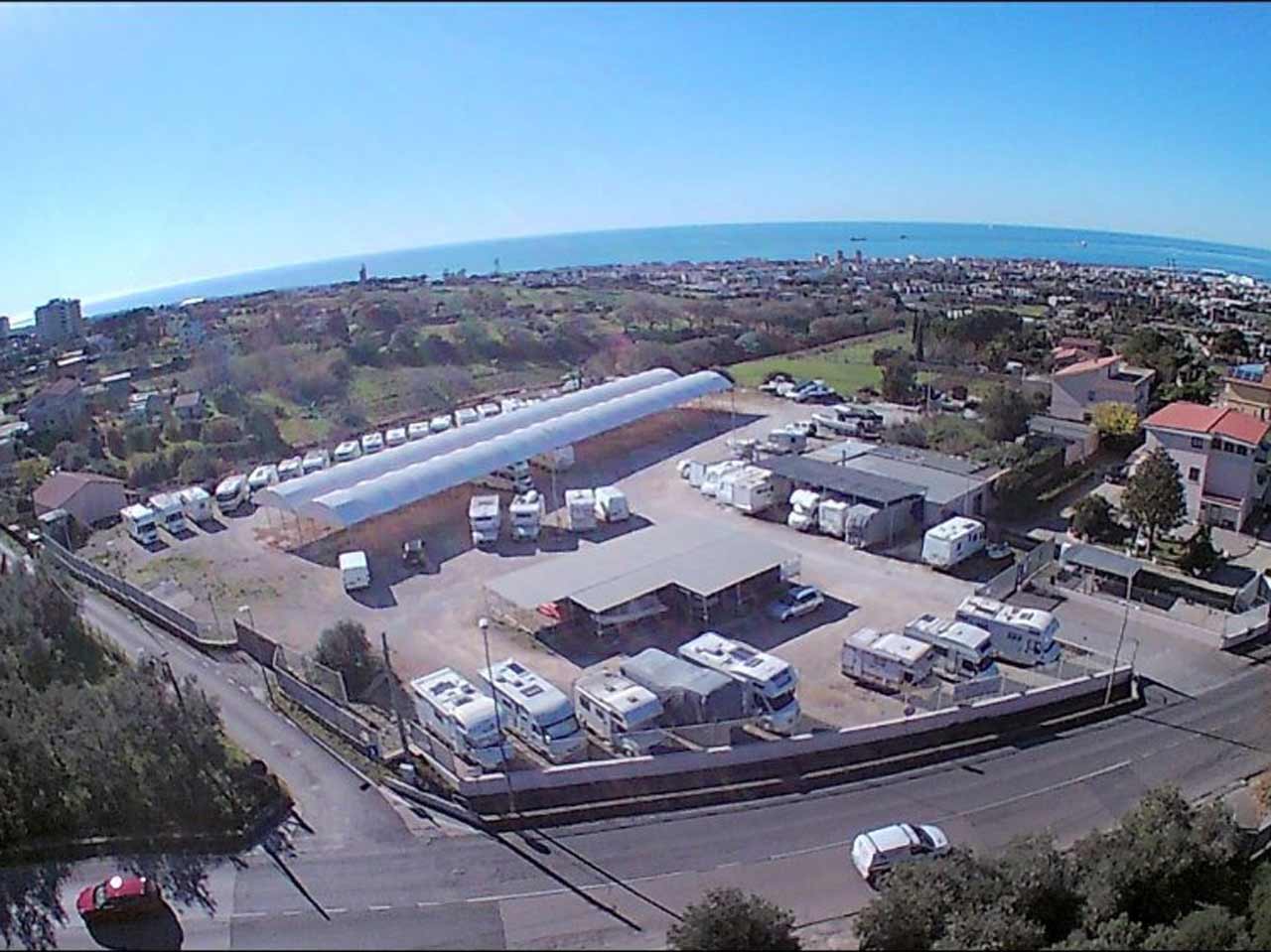 Area sosta camper civitavecchia