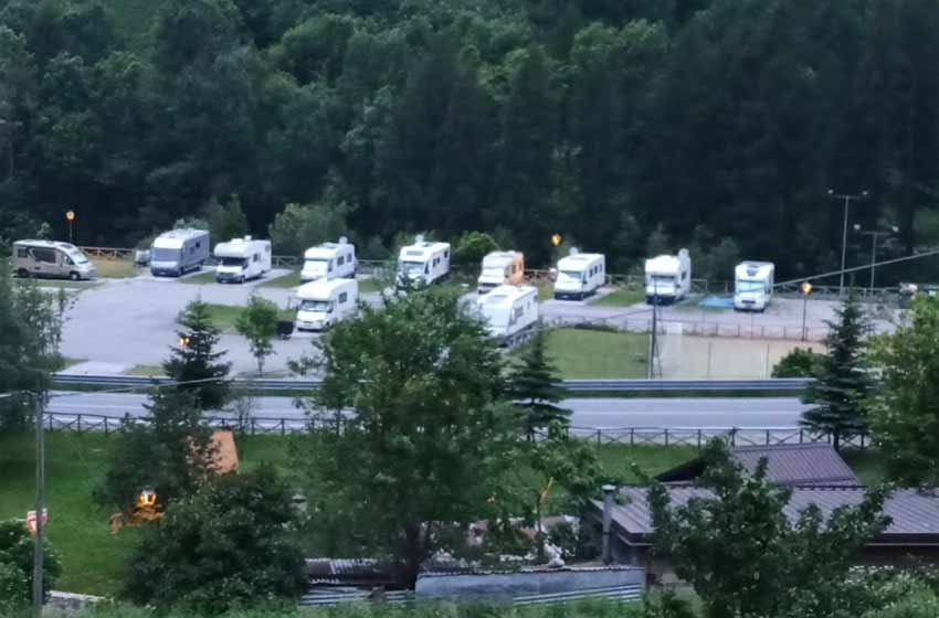 Area camper argentera
