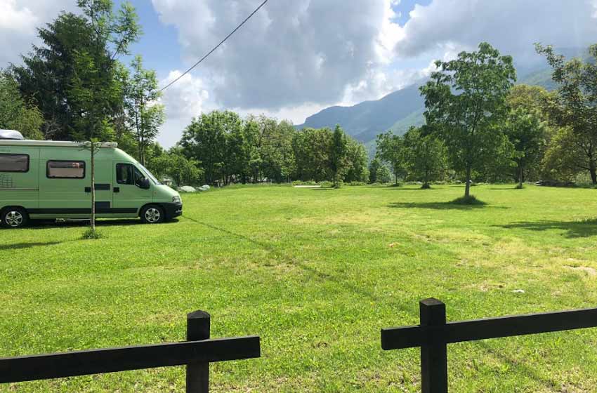 Area sosta camper bobbio pellice