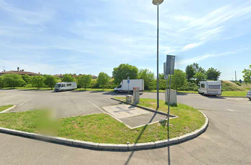 Area sosta camper calderara di reno