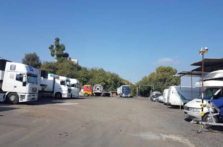 Area di sosta per camper catania