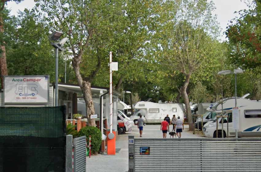 Area sosta camper cesenatico