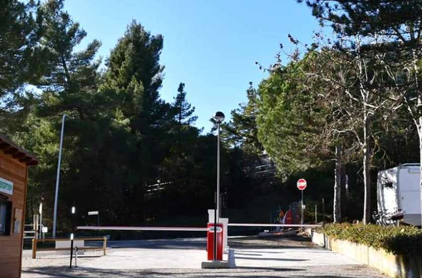 Area di sosta camper le terme