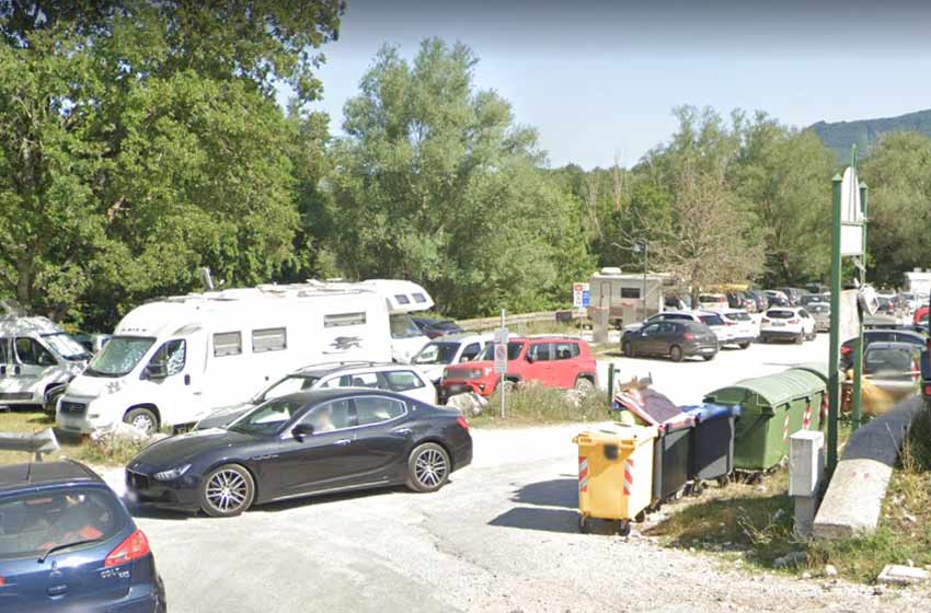 Area sosta camper civitella alfedena